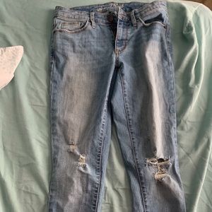 Universal Thread Ripped and cuffed jeans